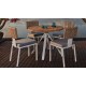 chaises extérieur metal avec assise moelleuse WINDSOR Skyline Design