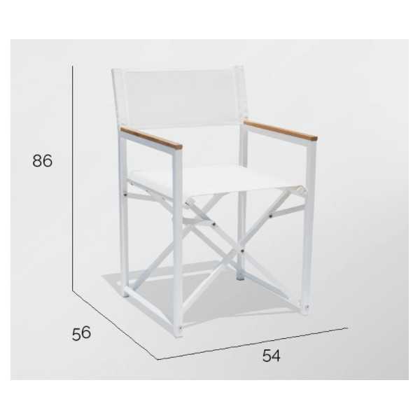 Chaise pliante extérieur WINDSOR 54x56x86 Skyline Design