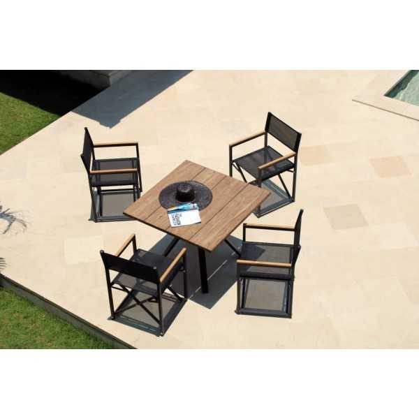Fauteuil de table luxe WINDSOR 54x56x86 Skyline Design