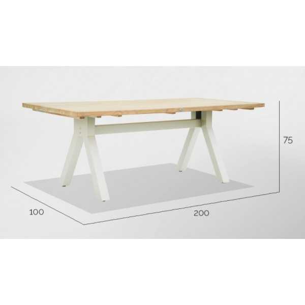 Table à Manger Rectangulaire windsor - Mobilier de terrasse professionnel haut de gamme