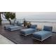 Chaise Longue WINDSOR - Coussin de transat imperméable - Skyline Design