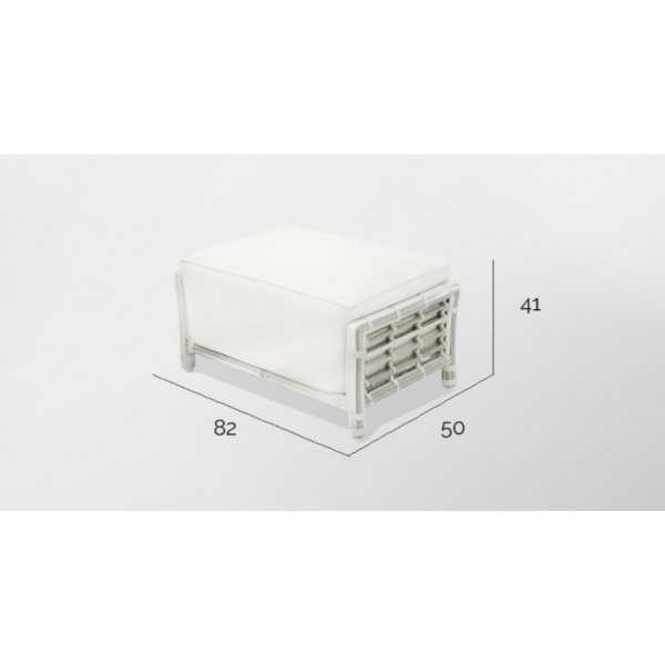 Pouf d'extérieur bois design VILLA