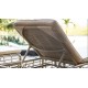 chaise longue avec coussin VILLA Skyline Design