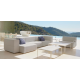 TABLET SOFA Chaiselongue - Outdoor Chaiselongue Fabric Central Module - VONDOM