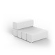 TABLET SOFA Chaiselongue - Méridienne Extérieure Tissu Module Central - VONDOM