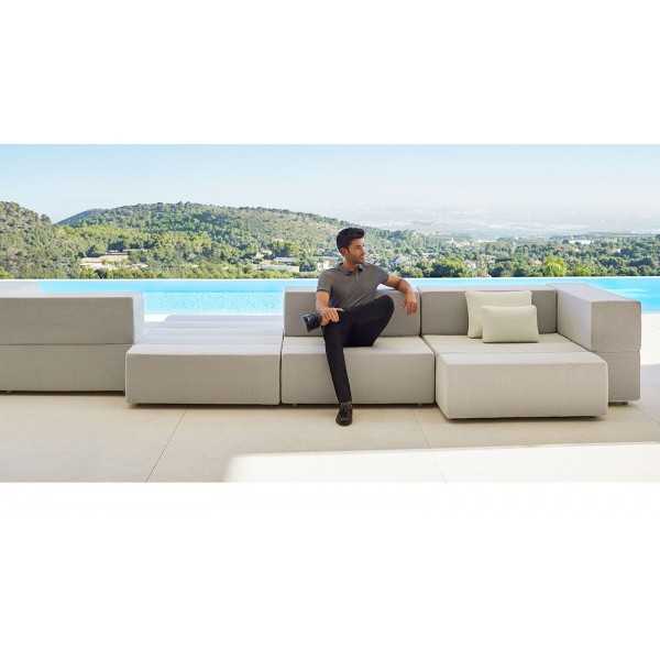 TABLET POUF S - Rectangular Pouf Outdoor Fabric - VONDOM