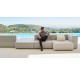 TABLET POUF S - Pouf Rectangulaire Extérieur Tissu - VONDOM