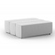 TABLET POUF M - Pouf Carré Extérieur Tissu - VONDOM