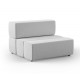 TABLET SOFA Central - Outdoor Fabric Bench Central Module - VONDOM