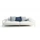 SABAL SOFA d'Angle 4 places 2 Tablettes - Divan Extérieur en tissu avec tables - CORO