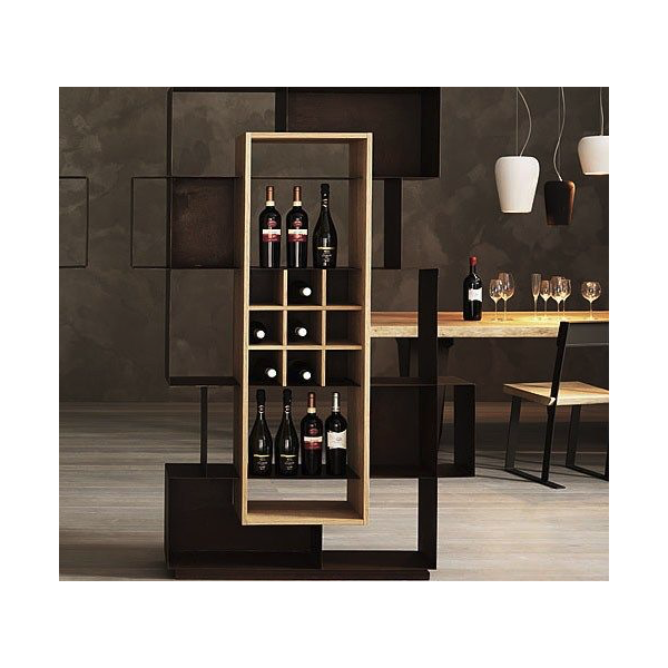 MOOIE - Wine Bottle Rack - Book Shelf - Elite To Be