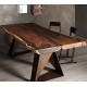 Table Plateau en Bois Massif Tronc D'arbre DASAR ELITE TO BE