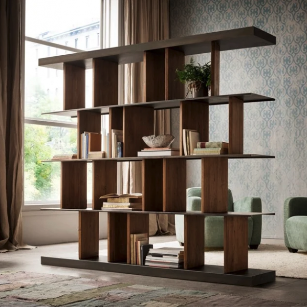 HAKKASAN Bookcase - Oak/Canaletto Walnut - Elite To Be