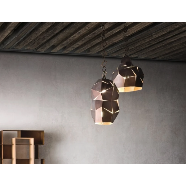 EKFLAMO LIGHTING - Suspension Lamp - Welded Iron By Elite To Be