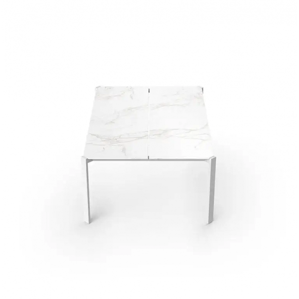 FRAME Table Basse Carrée - Table Basse Blanche en Aluminium - Vondom