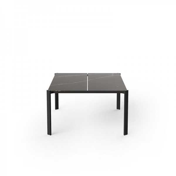 FRAME Table Basse Carrée - Table Basse Blanche en Aluminium - Vondom