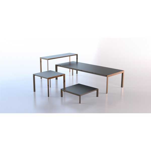 FRAME Table Basse Carrée - Table Basse Design en Aluminium - Vondom