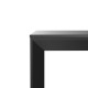 FRAME Table Carrée en Aluminium - Bord Noir - Vondom