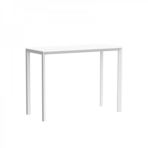 FRAME Table Haute en Aluminium - HPL (bord noir) 140x60x105 - Vondom