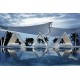 FRAME VINEYARD DAYBED Braided Roof - Sun lounger Tipi 2 places