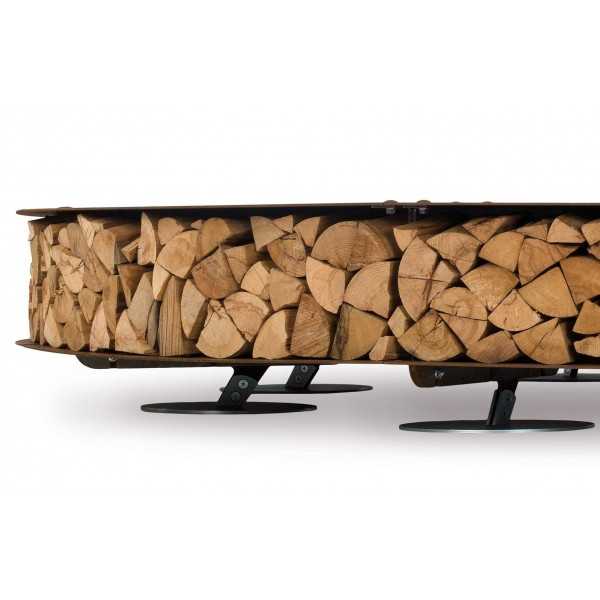 ZERO 200 Vintage Brown - Outdoor Corten Fire Pit Ø 200 - AK47