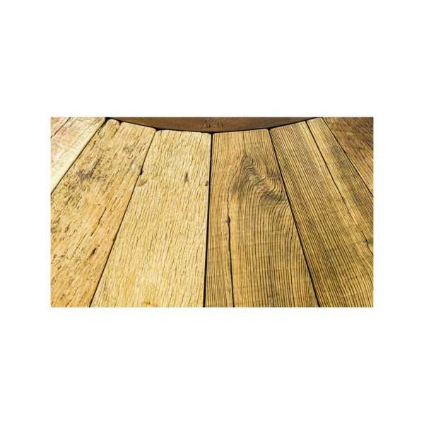 ZERO 200 Wood - Brasero Extérieur Finition Bois AK47