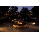 By night - ZERO 200 - Outdoor Corten Steel Fire Pit Ø 200 - AK47