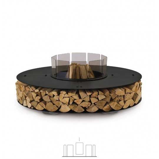 ZERO 200 - Outdoor Fire Pit Protective Cover Ø 200 - AK47