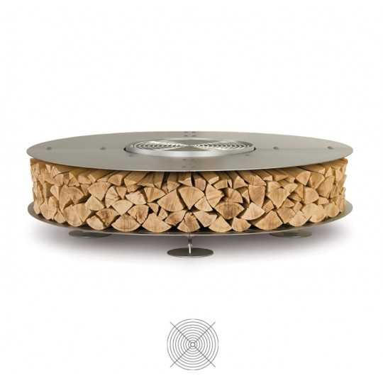 ZERO Fire Pit 200 Inox - Steel Finishing - AK47