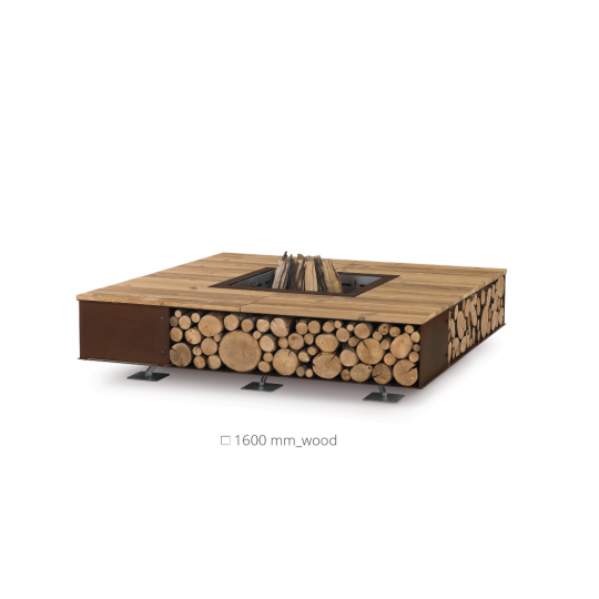 TOAST 125 Wood - Square Fire Pit - AK47