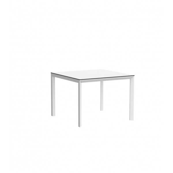 Frame - Table Design Carrée bord HPL noir - Vondom