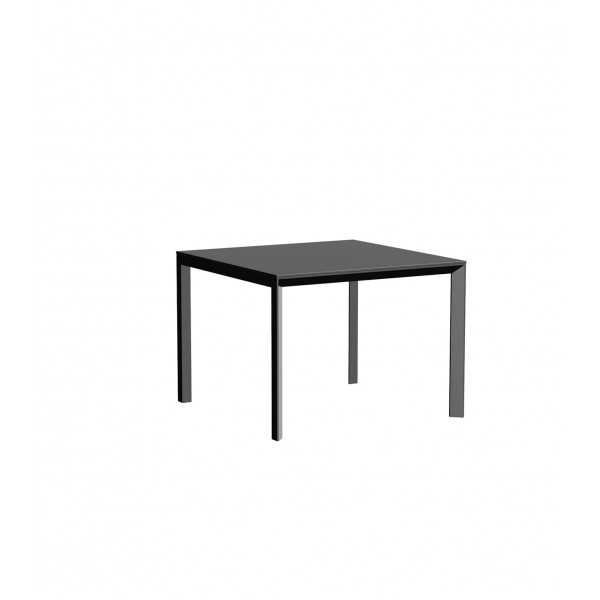 Frame - Table Design Carrée bord HPL noir - Vondom