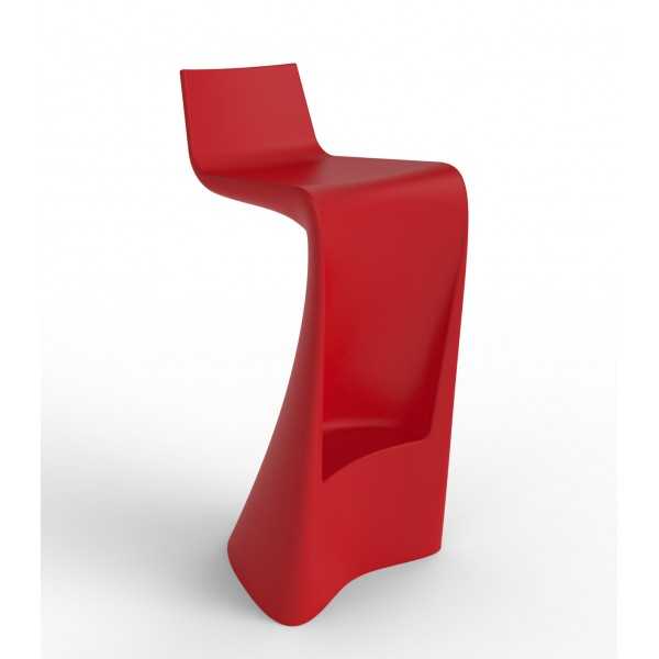 Tabouret design WING VONDOM rouge