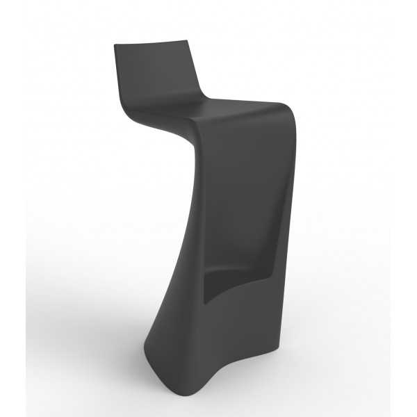 Tabouret design WING VONDOM gris anthracite