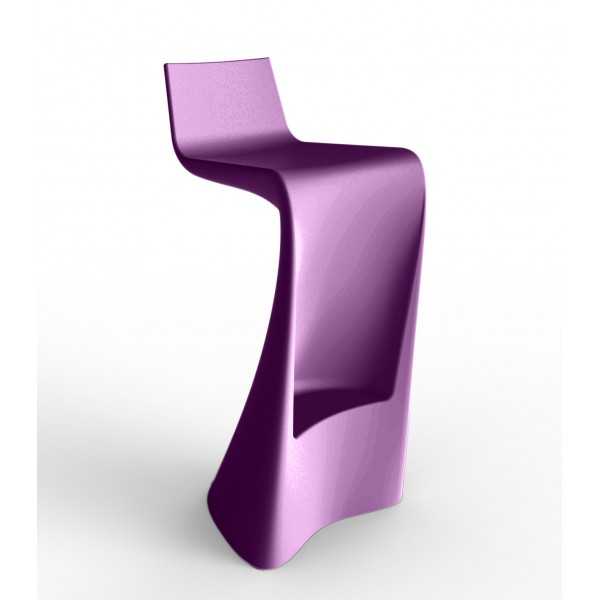 Tabouret design WING VONDOM violet purja red