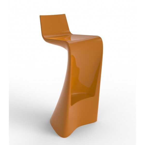 Tabouret design WING laqué Vondom orange