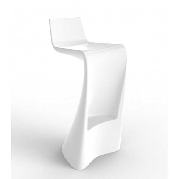 Tabouret design WING laqué Vondom blanc