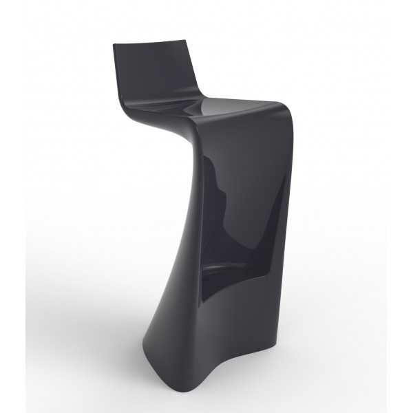 WING lacquered design bar stool - Vondom