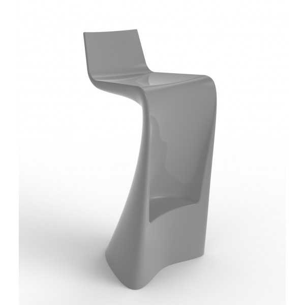 WING lacquered design bar stool - Vondom