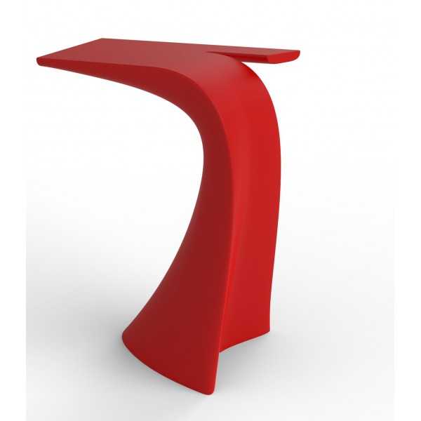 Table de bar design WING Vondom rouge
