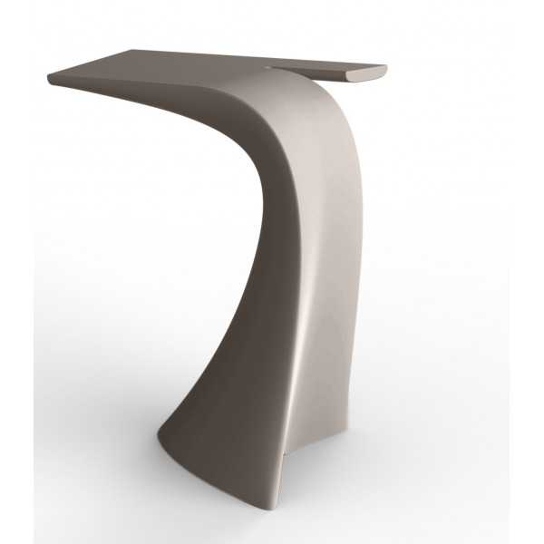 Table de bar design WING taupe Vondom