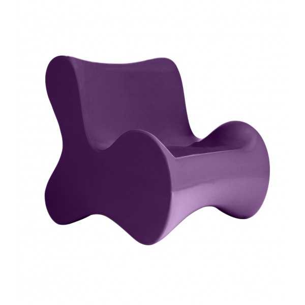 Fauteuil design PAL Vondom - violet - purja red