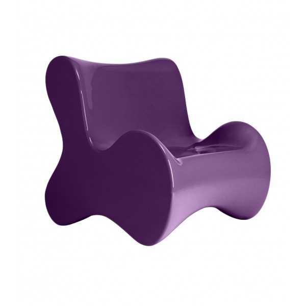 Fauteuil PAL laqué Vondom - violet - purja red