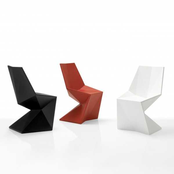 VERTEX chair design lacquered finish - VONDOM
