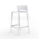 Tabouret de Bar Blanc en Polypropylene AFRICA 85 par Vondom pour Professionnels