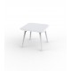 Table carrée design PAL Vondom - blanc