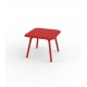 Table carrée design PAL Vondom - rouge
