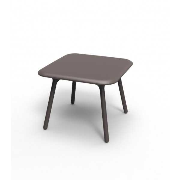 Table carrée design PAL Vondom - bronze laqué
