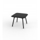 Table carrée design PAL Vondom - noir laqué
