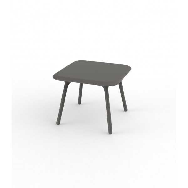 Table carrée design PAL Vondom - taupé laqué